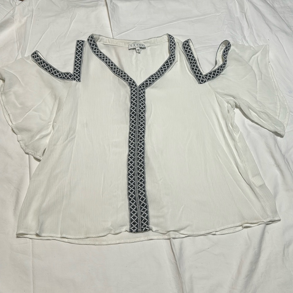 Chaus NewYork blouse open shoulder xxl